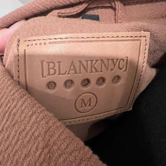 BLANKNYC  Moto cotton textured jacket. Medium NWT 100% Cotton - Picture 7 of 10